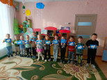 Аппликация "Белый заяц"