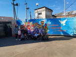Экскурсия к памятнику погибших воинов во время Великой Отечественной войны с детьми старшей группы
