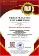 Представление  опыта работы