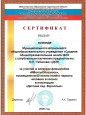 Мои достижения (Сертификаты)