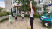 Утренняя зарядка в "Ягодках"