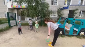 Утренняя зарядка в "Ягодках"