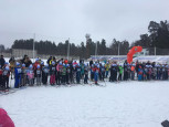 Лыжные гонки среди дошкольников 