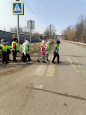 Профилактическая беседа инспектора по пропаганде безопасности дорожного движения.