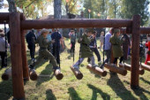 Дошкольники соревновались на «Рубеже Маршала А.М. Василевского»