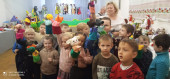 Дошкольники побывали на выставке кукол