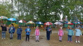 Аллея осенних зонтиков 