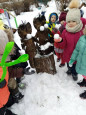 Пришла зима - много снега принесла