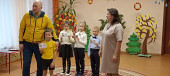 Детский сад встречает выпускников. 