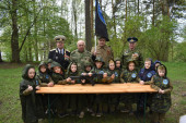 Слет дошкольников, посвящённый 80 летию Победы.