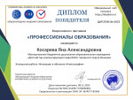 Всероссийский фестиваль "Профессионалы образования"