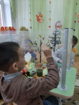 Креативное рисование на пищевой плёнке