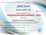 Всероссийский конкурс "Педагогический марафон - 2023"