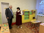 Заместитель председателя областной Думы Александр Германович  Фомин посетил МБДОУ детский сад №34
