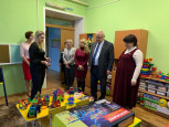 Заместитель председателя областной Думы Александр Германович  Фомин посетил МБДОУ детский сад №34