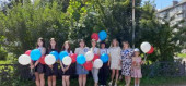 День города. Шествие трудовых коллективов.