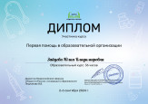 Образовательный курс "Первая помощь в образовательной организации"