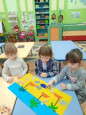 Детская коллективная аппликация по теме «Животные жарких стран».