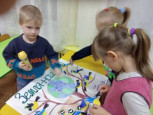 В детском саду прошел «Синичкин день».