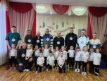  Совместное спортивное мероприятие  с папами к 23 февраля! 