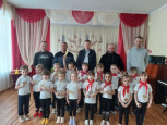  Совместное спортивное мероприятие  с папами к 23 февраля! 
