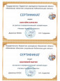 Наши воспитанники отмечены благодарственными письмами 
