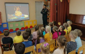  В детском саду прошел Всероссийский открытый  урок по основам безопасности жизнедеятельности