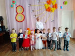 Музыкальное развлечение "Мамин праздник !" младшая группа