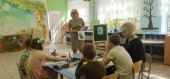 Занятие по изо "Новая шубка для зайца"