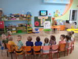 Развитие речи. "Рассматривание сюжетной картины "Коза с козлятами""