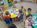 Аппликация "Ракета" (ко дню космонавтики)