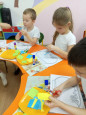 Аппликация "Красивые рыбки в аквариуме"