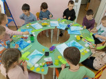 Аппликация "Одуванчик"