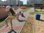"Я рисую на асфальте"