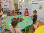 Аппликация "Яркое солнышко"