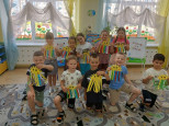 Аппликация "Яркое солнышко"