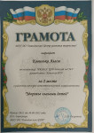 Победитель муниципального естественнонаучного конкурса "Здоровье глазами детей".