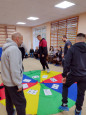 Спортивное развлечение ко "Дню Отца" с участием родителей.