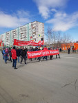 Участие в праздничной демонстрации, посвященной 1 мая