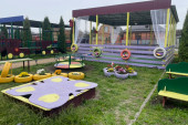 У нас в садике проходил конкурс «Лучшая беседка»