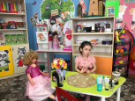 Сюжетно-ролевая игра "Салон красоты" в средней группе "Светлячки"