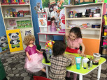 Сюжетно-ролевая игра "Салон красоты" в средней группе "Светлячки"