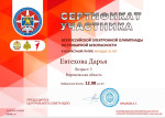 Всероссийская электронная олимпиада по пожарной безопасности