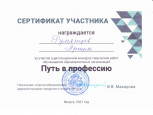 Муниципальный конкурс "Путь в профессию"