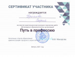 Муниципальный конкурс "Путь в профессию"