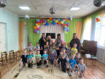 Воспитанники группы "Мультяшки" приняли участие в мероприятии, посвящённом Дню рождения А.С. Пушкина