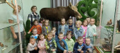 Ребята группы "Мультяшки" посетили выставку животных в городском художественном музее