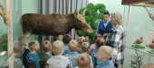 Ребята группы "Мультяшки" посетили выставку животных в городском художественном музее