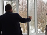 Прошла приёмка выполненных работ по установке пластиковых окон
