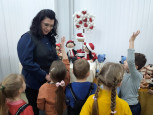 Ребята трёх групп посетили выставку кукол в городском художественном музее